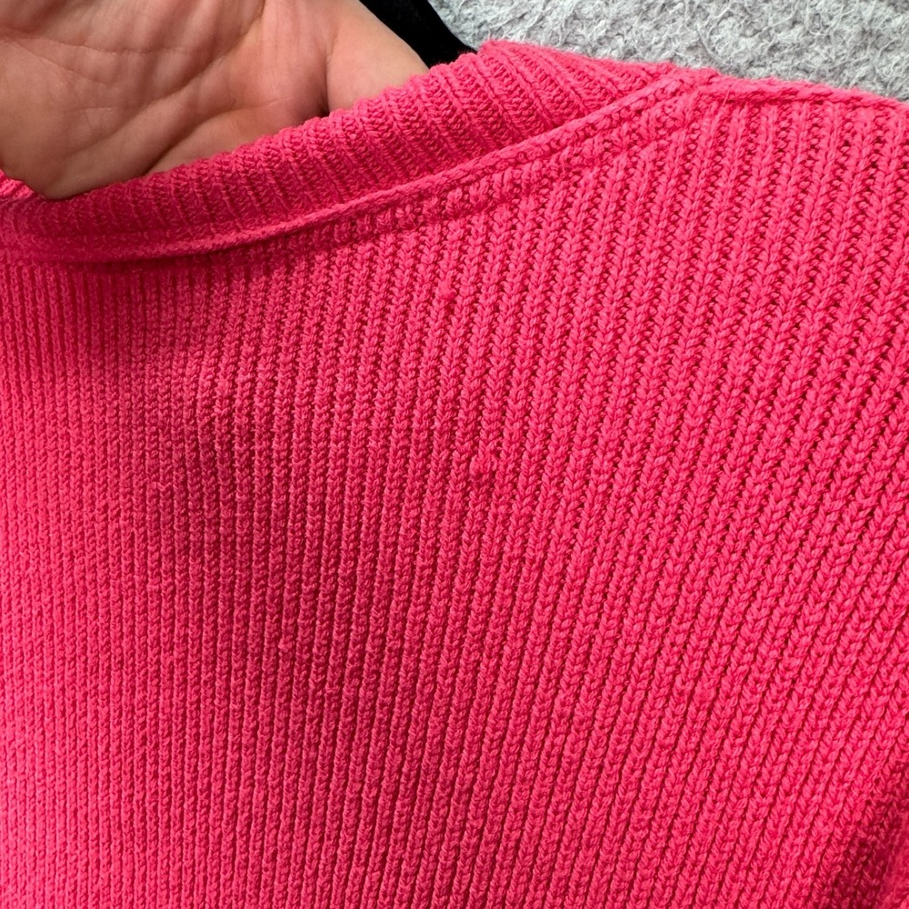 Free People Sweater Womens M Pink Easy Street Tunic Pullover Slouchy Oversized - Picture 3 of 9